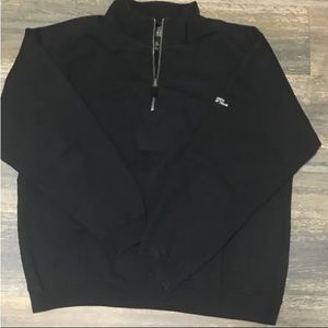 Mens / unisex Big cotton 1/4 zip mock